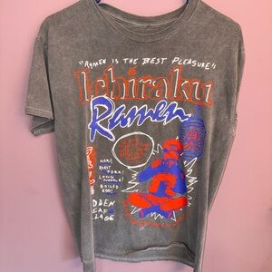 Ripple Junction Gray Short Sleeve Tee with Vintage Graphic